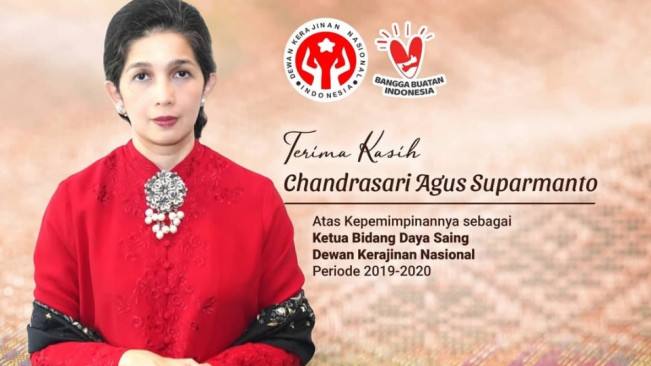 Istri Agus Suparmanto. [Instagram @dekranas.id]